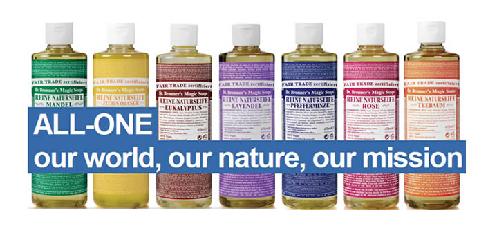 Dr. Bronner organic soaps USDA Germany